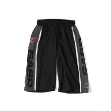 Gasp - Logo Mesh Shorts, musta