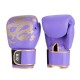Blitz - Warrior Muay Thai Leather Boxing Gloves, purppura