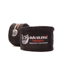 Okami Fightgear - Handwraps 250 cm, musta