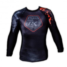 Contract Killer - Stained Rashguard Longsleeve, musta