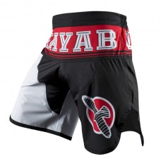 Hayabusa - Flex Factor Fight Shorts, musta-punainen