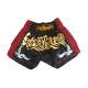 Muaythai - Muay Thai Shorts v.2, musta/punainen