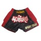 Muaythai - Muay Thai Shorts, musta/punainen