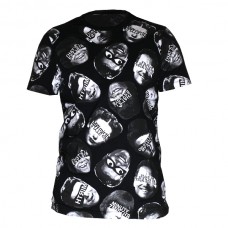 Minute Mirth - Faces Tee, musta